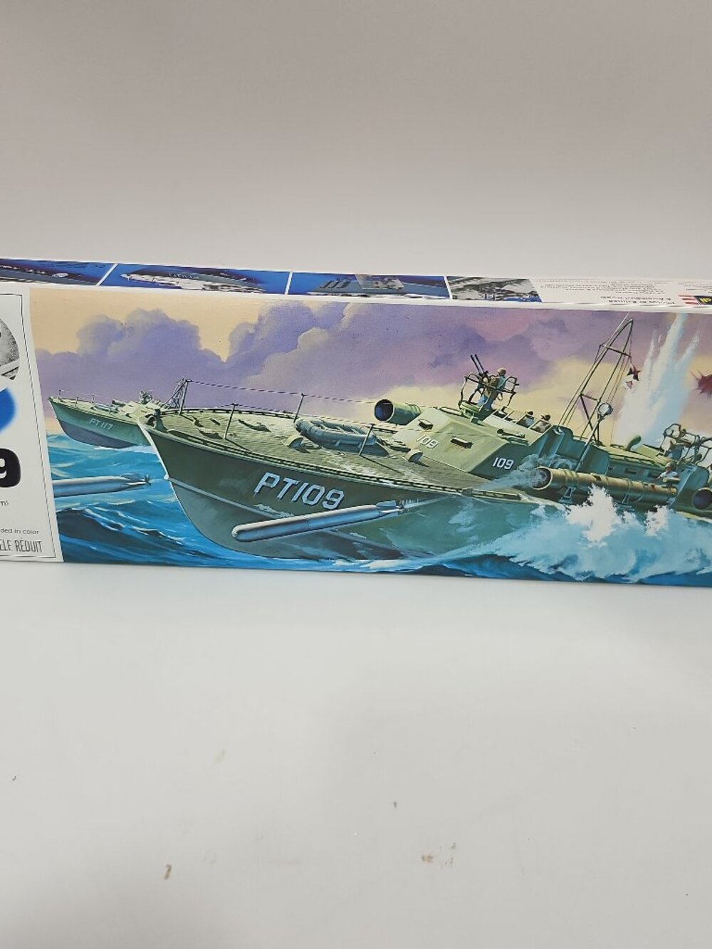 Vintage Revel - PT-109 Model Boat Kit 1:72 Scale - As Commanded By J.F. Kennedy